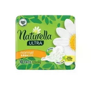 NATURELLA ULTRA NORMAL 22 CM HYGIENEBINDEN MIT FLÜGELN 10 STÜCK