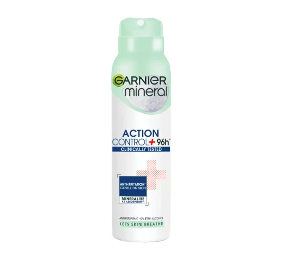 GARNIER MINERAL ACTION CONTROL+ 96H ANTITRANSPIRANT SPRAY FÜR FRAUEN 150ML