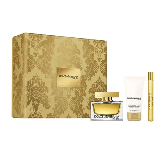 Kliknij na zdjęcie, aby je powiększyć DOLCE & GABBANA THE ONE EDP SPRAY 75ML + 10ML + BL 50ML SET