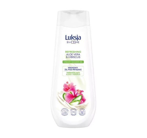 LUKSJA SILK CARE CREMIGES DUSCHGEL ALOE UND HIBISKUS 500ML