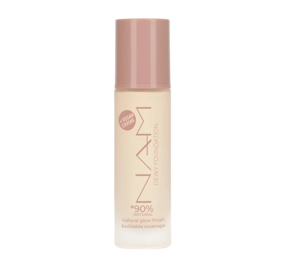 NAM Dewy Foundation flüssige Grundierung 01C Swan 30ml