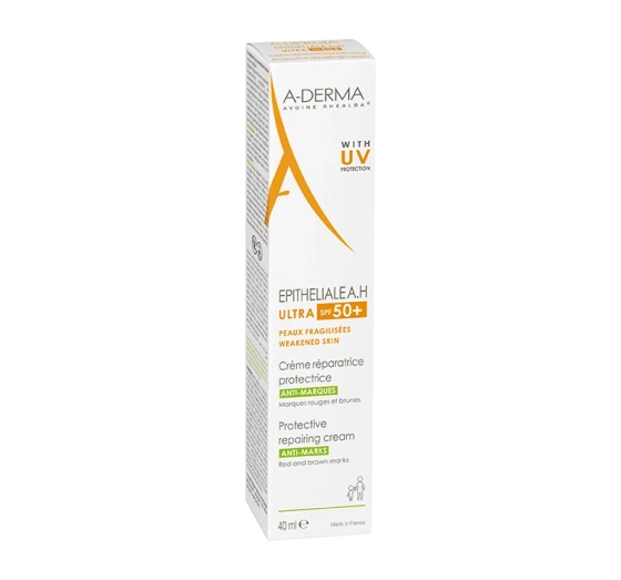 A-Derma Epitheliale A.H Ultra schützende regenerierende Creme SPF 50+ 40ml