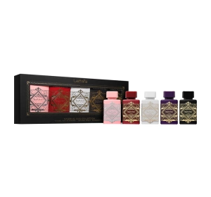 Lattafa Bade'e Al Oud Eau de Parfum Noble Blush 5 ml + Sublime 5 ml + Amethyst 5 ml + Honor & Glory 5 ml + Oud for Glory 5 ml