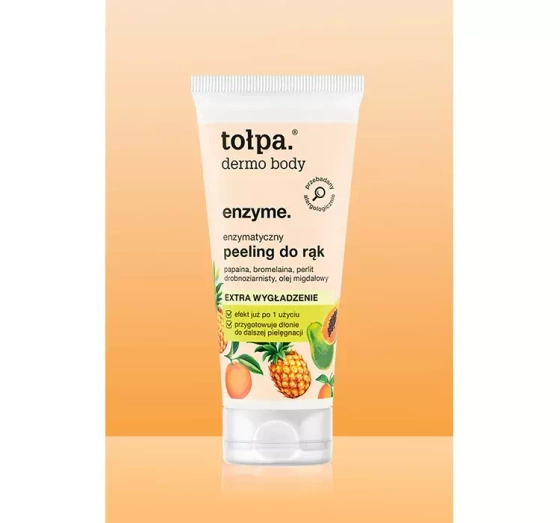 Kliknij na zdjęcie, aby je powiększyć TOŁPA DERMO BODY ENZYME ENZYMATISCHES HANDPEELING EXTRA GLÄTTUNG 60ML