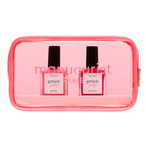 Manucurist Green Jelly – Klassisches Set: Nagellack „Sugar Plum“ 15 ml + klassischer Nagellack „Pomme d'Amour“ 15 ml