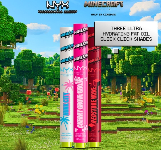 Kliknij na zdjęcie, aby je powiększyć NYX Professional Makeup × A Minecraft Movie Lippenbalsam im Stift 01 Hunk City 2 g