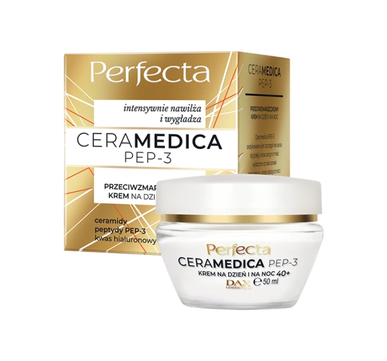 PERFECTA CERAMEDICA PEP-3 ANTI FALTEN TAGES- UND NACHTCREME 40+ 50ML