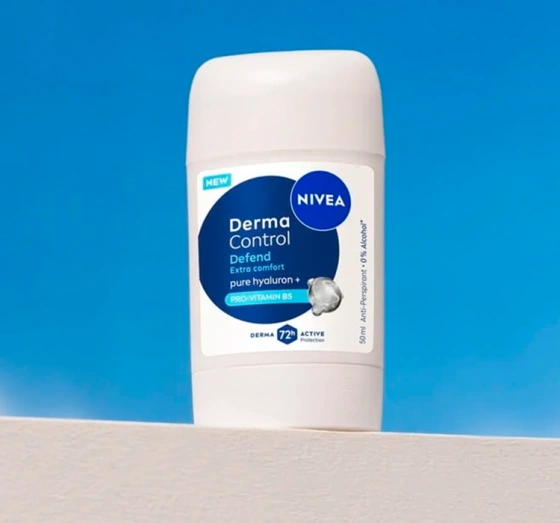 NIVEA Derma Control Antitranspirant Stick für Frauen Defend 50 ml