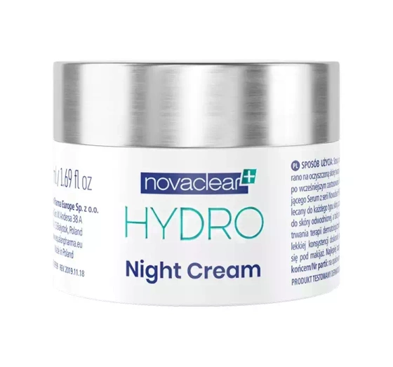 NOVACLEAR HYDRO FEUCHTIGKEITSCREME-MASKE FÜR NACHT 50ML