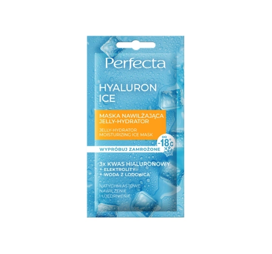 Pefecta Hyaluron Ice Jelly-Hydrator Feuchtigkeitsspendende Gel-Gesichtsmaske 8ml 