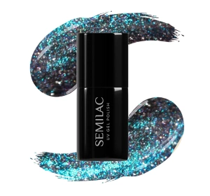 Semilac Galaxy Flash Hybrid-Nagellack 828 Grey Holo 7 ml