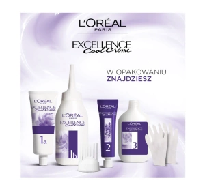 LOREAL EXCELLENCE COOL CREME HAARFARBE 8.11 ULTRA-ASCHE HELLBLOND