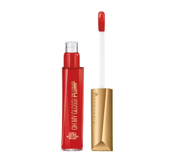 RIMMEL OH MY GLOSS PLUMP LIPPEN VERGRÖSSENDER LIPGLOSS 500 SAUCY 6,5 ML