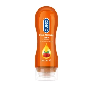 DUREX 2IN1 GLEITGEL ZUR MASSAGE GUARANA 200ML