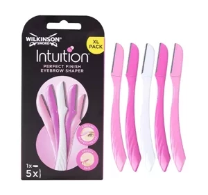 WILKINSON SWORD INTUITION PERFECT FINISH EINWEGRASIERER FÜR AUGENBRAUEN UND GESICHT 5 STÜCK