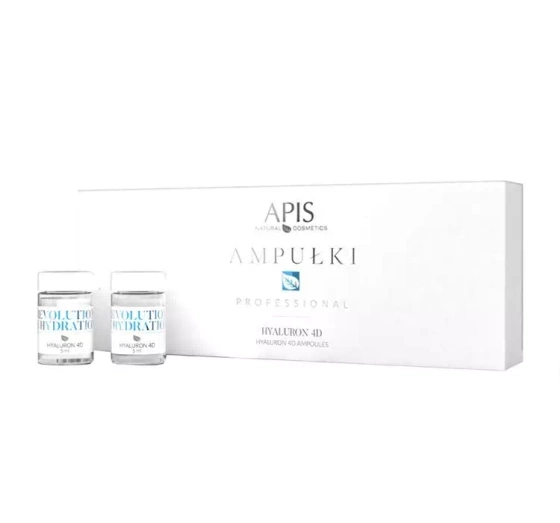 APIS AMPULLEN EINE REVOLUTION IN DER FEUCHTIGKEITSSPFLEGE 4D HYALURONSÄURE 5x5ML