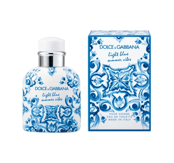 Kliknij na zdjęcie, aby je powiększyć Dolce & Gabbana Light Blue Summer Vibe Pour Homme Eau de Toilette Spray 125ml