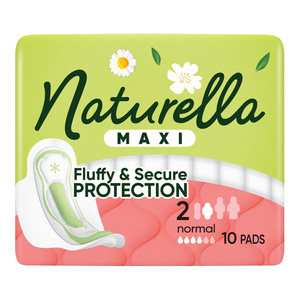 Naturella Classic Normal Damenbinden mit Flügeln, 10 Stück