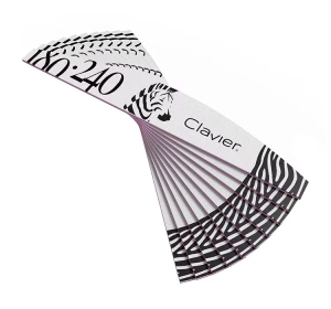 CLAVIER NAGELFEILE ZEBRA 180/240 10 STÜCK