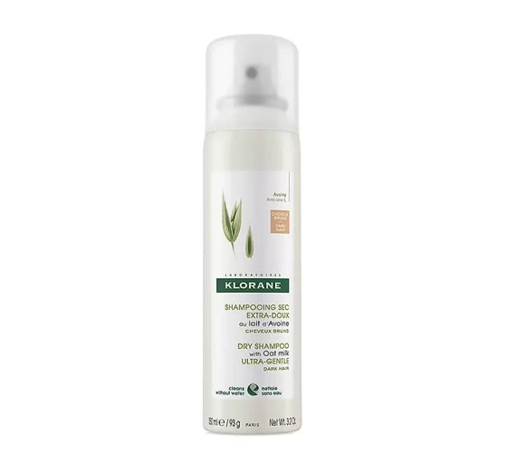 KLORANE ULTRA MILDES TROCKENSHAMPOO MIT HAFEREXTRAKT FÜR DUNKLES HAAR 150ML
