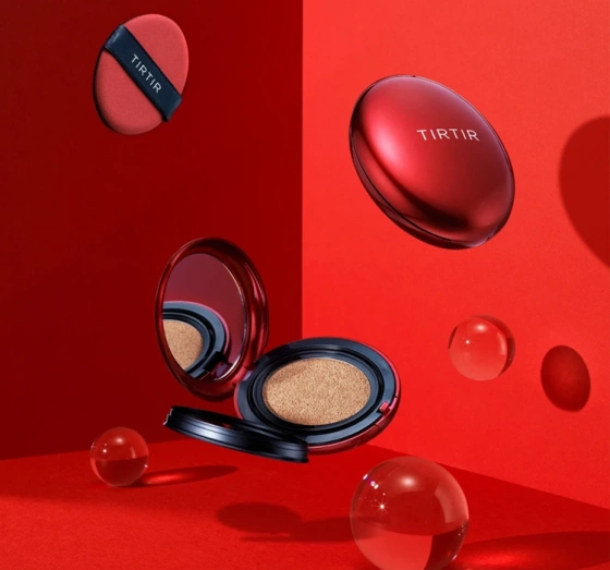 TIRTIR Mask Fit Red Cushion SPF 40 PA++ Langanhaltende Compact Foundation 24W Soft Beige 18 g 