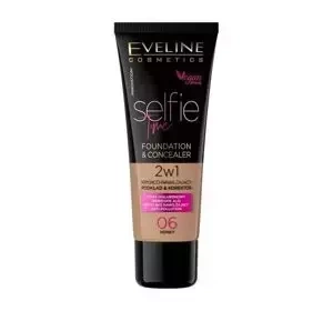 EVELINE SELFIE TIME FOUNDATION UND CONCEALER 06 HONEY 30ML