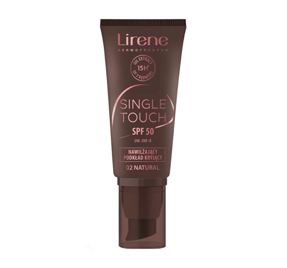 Lirene Single Touch Foundation SPF 50 02 Natural 30ml