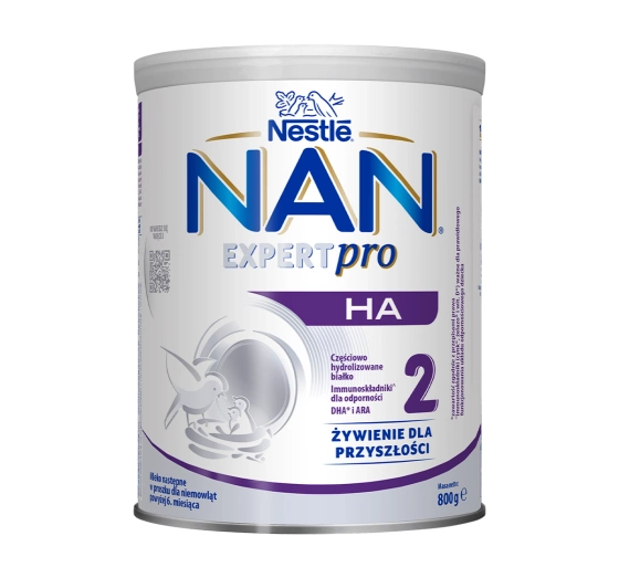 Nestle NAN Expert Pro HA 2 Folgemilchpulver für Säuglinge ab dem 6. Monat 800g