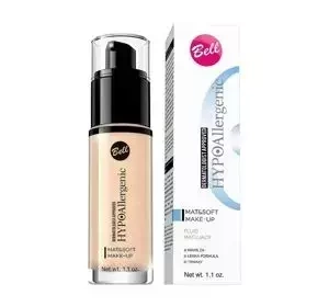 BELL HYPOALLERGENIC MAT SOFT MAKE UP FLUID MATTIERENDE FOUNDATION 02 NATURAL 30G