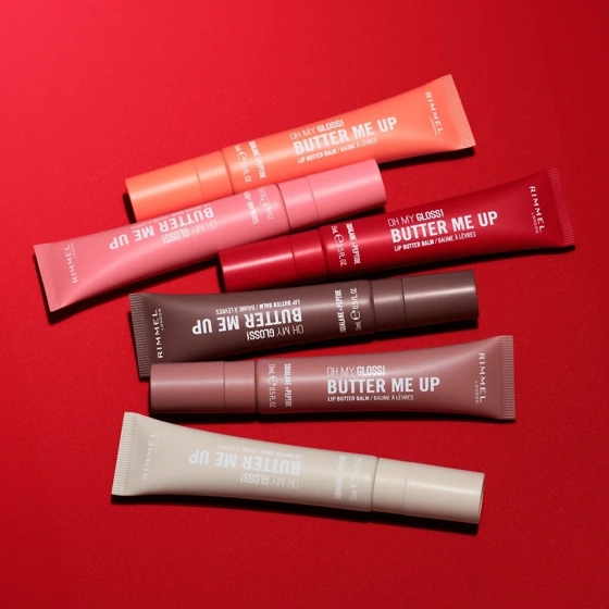 Rimmel Oh My Gloss! Butter Me Up Feuchtigkeitsspendender Lippenbalsam 002 Bubble Gum 15 ml