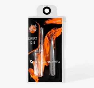 Staleks Pro Expert Lash Brow Point Augenbrauenpinzette TE-10/5