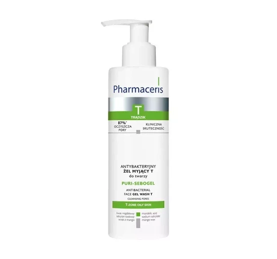 PHARMACERIS T PURI SEBOGEL ANTIBAKTERIELLES GESICHTSREINIGUNGSGEL 190ML