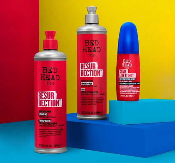 TIGI Bed Head Resurrection Professionelles regenerierendes Shampoo für geschädigtes Haar 400 ml