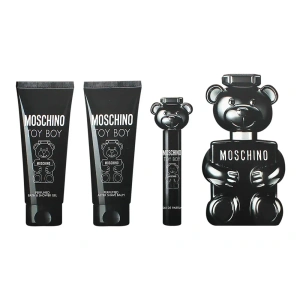 Moschino Toy Boy Eau de Parfum Spray 100 ml + 10 ml + Aftershave-Balsam 100 ml + Duschgel 100 ml