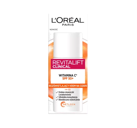 LOREAL REVITALIFT CLINICAL AUFHELLENDE GESICHTSCREME SPF 50+ 50ML