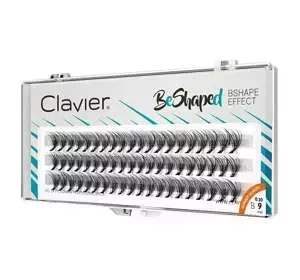 CLAVIER BESHAPED KÜNSTLICHE WIMPERNBÜSCHEL 9MM B-CURL
