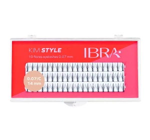 IBRA KIM STYLE KÜNSTLICHE WIMPERBÜNDEL SCHWARZ 14MM