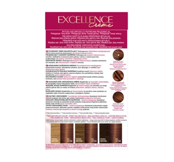 LOREAL EXCELLENCE CREME HAARFARBE 6.41 HAZELNUT