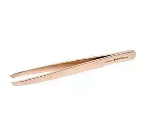 LASH BROW GOLD PREMIUM SCHRÄGE PINZETTE ZUR REGULIERUNG VON AUGENBRAUEN
