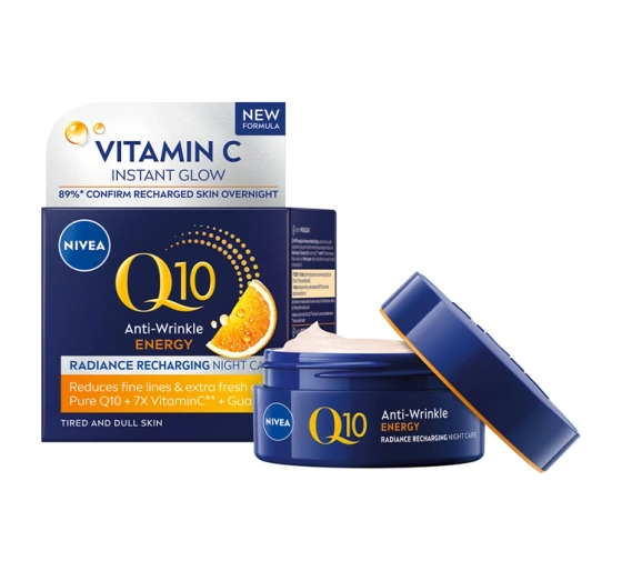 NIVEA Q10 Anti-Falten-Energie regenerierende Nachtcreme 50 ml